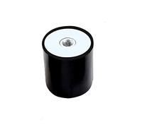 bague de goujon, 1pcs Support en Caoutchouc Anti-Vibration, Amortisseur à Filetage Femelle M6 M8 for Moteurs Essence, Pompes, Isolateur Fileté for Machine Souder (Couleur : 40x25mm)(M6 30x30mm)