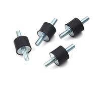 bague de goujon, Bague Goujon 4pcs Support en Caoutchouc Anti-Vibration Outils mâles Amortisseur M4 M5 M6 M8 Supports Bobine Voiture Bateau Isolateur fileté (Couleur : A1)(A4)