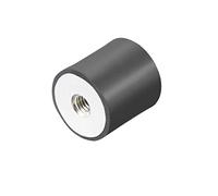 bague de goujon, Stud bushing 10 pièces 20 * 30*M5 amortisseur en caoutchouc type M5 support anti-vibration for compresseurs d'air, pompes à eau, broyeur, isolateur fileté