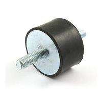 bague de goujon, Stud bushing 2 pièces amortisseur en caoutchouc, 50 * 30mm M10 27mm support anti-vibration mâle à double extrémité, isolateur canette for fileté pompes