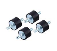 Bague de goujons 4pcs amortisseurs en caoutchouc à double filetage mâle, outils d'amortisseur de canette de voiture de bateau silencieux anti-vibration M3 M4 M6 M8 Isolateur fileté ( Color : M4 15x10