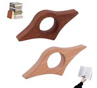 Bague De Lecture,pouce En Noyer Naturel,2 Pcs Amoureux Des Livres Bois Signet Fait Main,porte-pages En Noyer Naturel,porte-page En Bois De Noyer,pratique Porte Page Livre Pouce,tenir Livre Ouvert
