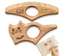 Bague de Lecture pour Pouce - Accessoire de Lecture à une Main - Pour Livre Roman - Cadeau pour Lecteurs, Enseignants et Amateurs de Littérature - Idée Cadeau Littéraire et pour Rats de Bibliothèque