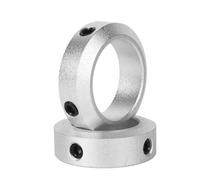 Bague de limite de verrouillage fixe en alliage d'aluminium - Collier d'arbre de type vis d'arrêt for diamètre de 6 à 30 mm avec localisateur de retenue de vis - 1 pièce(15-24-10mm)