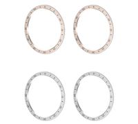 Bague de lunette compatible avec Samsung Galaxy Watch 6 Classic 43 mm/47 mm Smartwatch Styling Ring Couvercle adhésif Protection en acier inoxydable anti-rayures pour Galaxy Watch 6 Classic, 47mm