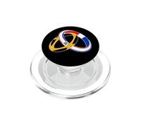 Bague de Mariage avec Drapeau de la République Dominicaine Jamaïque PopSockets PopGrip pour MagSafe
