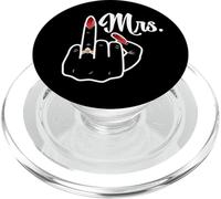 Bague de Mariage Just Married Bride en Lune de Miel PopSockets PopGrip pour MagSafe