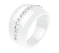 Bague de mariage vintage en céramique, simple et unique, en oxyde de zirconium, 14 mm, blanc/noir, bijoux pour femmes et hommes