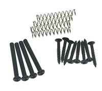 Bague de micro Humbucker à filetage métrique - Vis de hauteur - Cadre de montage - Vis de montage - Ressorts pour micros Epiphone SG Import - Noir