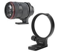 Bague de montage pour trépied Samyang AF 35 à 150 mm avec plaque à dégagement rapide, trous de vis de 1/4 3/8", design en alliage d'aluminium, protège l'objectif, se monte sur trépieds, usiné CNC