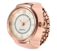 Bague de montre - Affichage de l'heure de bijoux créatifs, montre élégante montée sur bracelet | Avantage des détails de transport léger, objectif de style axé sur la tendance, application d'accessoir