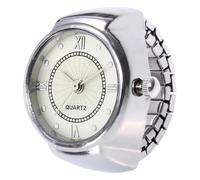 Bague de montre - Montre à doigt en verre | Montre à doigt ronde | Montre créative portable pour femme | Accessoire de bague de montre | Petite montre à quartz | Accessoire de mode pour homme femme