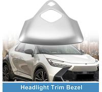 Bague De Phare Bague De Phare Couvre-Phare Decor Pour Toyota C-HR 2017-2021 Ton Argent Mat ABS 1 Pièce Rangée Avant