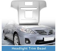 Bague De Phare Couvre Phare Decor De Phare Pour Toyota Corolla 2019-2020 Ton Argenté ABS 1 Pièce Rangée Avant