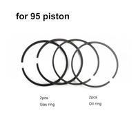 bague de piston pour pompe à air Pièces de compresseur d'air Segment de piston de compresseur d'air Étanchéité à l'air Entretien Installation pratique Plusieurs segments de remplacement Lot de Pistons