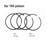 bague de piston pour pompe à air Pièces de compresseur d'air Segment de piston de compresseur d'air Étanchéité à l'air Entretien Installation pratique Plusieurs segments de remplacement Lot de Pistons