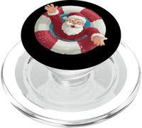 Bague de Plage Cool dans Le Style de Noël pour Les Amateurs de Père Noël PopSockets PopGrip pour MagSafe
