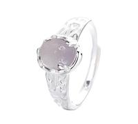 Bague de pouce rétro unisexe réglable plaquée argent bijoux portables à plumes ornement pour un usage quotidien vintage réglable bagues à plumes plaqué argent bijoux unisexe pour homme et femme, Comme