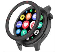 Bague De Protection Compatible Avec Xiaomi Watch S4/Watch S3,Anneau Pour Montre Connectée Bezel Ring Styling, Lunette De Protection En Métal En Alliage D'aluminium - A-Black