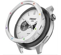 Bague De Protection Compatible Avec Xiaomi Watch S4/Watch S3,Anneau Pour Montre Connectée Bezel Ring Styling, Lunette De Protection En Métal En Alliage D'aluminium - C-Silver