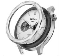 Bague De Protection Compatible Avec Xiaomi Watch S4/Watch S3,Anneau Pour Montre Connectée Bezel Ring Styling, Lunette De Protection En Métal En Alliage D'aluminium - D-Silver