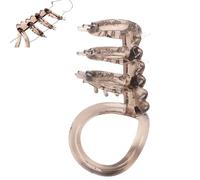 Bague De Protection éLastique Portable MâLe Marron, Support D'EntraîNement D'Endurance Bague-Couple Cadeau D-11
