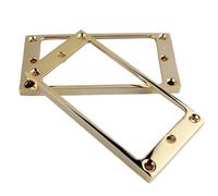 Bague de ramassage Ensemble d'anneaux de montage micro Humbucker en métal plat, 2 pièces, pont et cadre couverture micros à col(1)