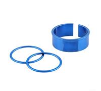 Bague de réduction de pédalier de vélo 24 à 22 mm pour pédaliers SRAM en alliage d'aluminium Argenté (bleu)