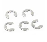 bague de retenue 10-100 pièces DIN6799 GB896 M1.2 .5/2/2.5/3/4/5/6/7/8/9/10 acier inoxydable 304 A2 E Clip/Circlips anneau de retenue for arbres Pour l'entretien(304 Stainless Steel,M9 10pcs)