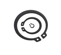 bague de retenue Circlips M3 - M100 for arbre de type A en acier inoxydable/65 au manganèse, bague retenue d'arbre, 25/5000 pièces Pour l'entretien(65 manganese steel,M4-5000Pcs)