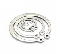 bague de retenue Circlips M3 - M100 for arbre de type A en acier inoxydable/65 au manganèse, bague retenue d'arbre, 25/5000 pièces Pour l'entretien(304 stainless steel,M45-200Pcs)