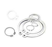 bague de retenue Clip de retenue en acier inoxydable M3-M52 304, anneau à pression, rondelles Type C, Circlip externe for arbre roulement Pour l'entretien(M17,2Pcs)