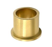 Bague de roulement autolubrifiante Lot de 2 bagues palier à bride en cuivre for équipement électrique, d'huile résistantes l'abrasion(4x8x12x2x8mm)