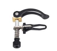 Bague de serrage de selle 31,8mm acier inoxydable - Serrage rapide, stable et compatible pliantes, facile à installer pour cyclistes amateurs et passionnés (nègre)