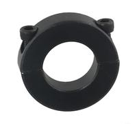 Bague de serrage en deux parties - 12 mm - Accouplement d'arbre en acier | Design en deux pièces, acier noir, têtes de vis fraisées, pas de dépass, sûr à utiliser