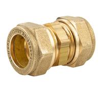 tecuro Raccord à bague de serrage 15 x 15 mm pour eau potable conforme à la norme DVGW W 534 testé et approuvé également pour les applications solaires en laiton