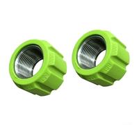Bague de Serrage Verte pour Mousseur - Écrou en Plastique pour robuste Anti-Fuite pour Bouteille de - pour accessoire de Remplacement pour facile à Installer - Couleur Vive pour Extérieur - Lot (2pcs)