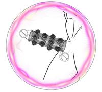 Bague De Silicone Cylindrique MâLe Semi Transparente Avec Une Surface éLevéE Pour AméLiorer L'Endurance AthléTique -K-9