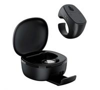 Bague de télécommande Bluetooth sans fil - Anneau de défilement et de clic amélioré pour TikTok, iPhone et Android, tourne-page multifonction, contrôleur vidéo et télécommande de caméra avec écran LED