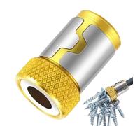 Bague de tournevis magnétique - Accessoire pour outil électrique avec magnétiseur pointu | Support de fermeture solide amovible | Embout de à vis en métal pour réparation de Man