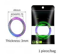 Bague de Verrouillage Center Lock CP Alliage Léger | Filetage M34xP0.75 pour précis, ajustement parfait, évite le jeu, sécurité accrue, pour moyeux spécifiques(Color)