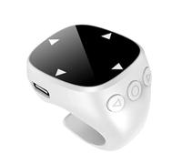 Bague Défilement Téléphone - Télécommande Tactile Tourne-Page ABS, Cliqueur Intelligent pour Vidéo Musique eBook Réseaux Sociaux, Navigation Fluide sur Smartphones Tablettes Appareils Portables