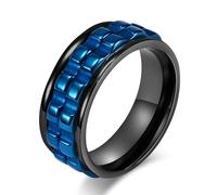 Bague d'engrenage rotative en acier titane, bague d'engrenage tendance en acier inoxydable, Europe et États-Unis
