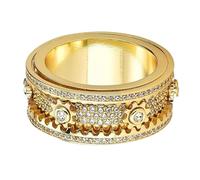 Bague d'engrenage rotative - Fidget mécanique silencieuse pour la sensibilisation de 1,99 cm | Bague rotative pour engrenages | Bagues pour couples pour homme et femme pour homme et femme