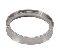 Bague d'entonnoir à dosage magnétique de 58 mm, bol de brassage à dosage intelligent Portafilter Magnetic Coffee Powder Tool, anneau d'expresso en acier inoxydable, compatible (51 mm)