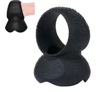 Bague D'entraînement D'endurance Noir pour Hommes avec Design De Motif De Pétales, Adaptée À La Protection Sportive du Corps Entier des Hommes