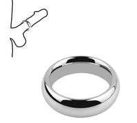 Bague D'EntraîNement Fonctionnelle En Acier Inoxydable En Argent Brillant | Moulage IntéGré, Fermeture ComplèTe, Transition Douce Des Bords IntéRieurs Et ExtéRieurs, Pas De Bords Ou De Coins