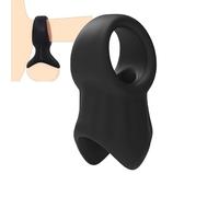 Bague D'EntraîNement Multipurpose En Silicone Noir MâLe à Trou Rond De 32mm
