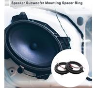 Bague D'Espacement De Haut-Parleur Bague D'Adaptateur D'Espacement De Haut-Parleur Médium Pour Bmw Bague De Support D'Espacement Haut-Parleur Étanche Subwoofer Montage Abs 2 Set