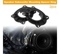 Bague D'Espacement De Haut-Parleur Bague D'Espacement De Tweeter Adaptateur De Haut-Parleur De Voiture Pour Toyota Camry 2006-2017 Portes Avant Abs Noir Étanche